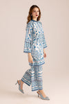 Blue Digital Co-ord Set