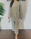 Sea Shell Embroidered 2Pc