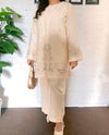 Sea Shell Embroidered 2Pc