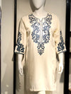 White Elegant Embroidered 2Pc