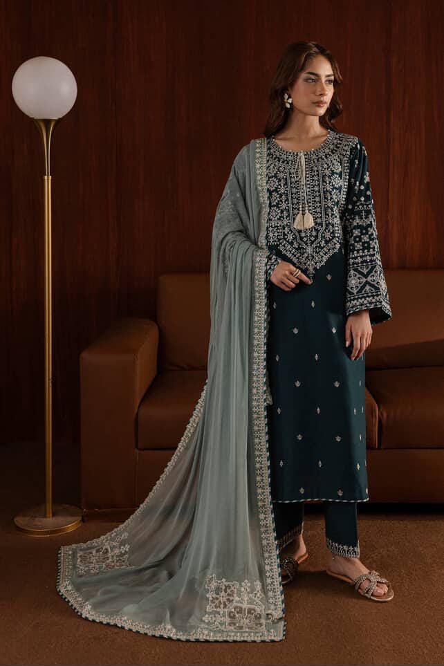 Adaab Embroidered 3Pcs – Abeeha Collection